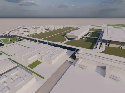 3D Airport-Airport 3D model