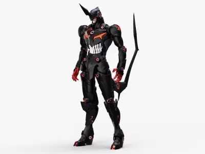 Gurren Lagann Lazengann 3D model