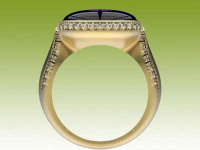 Ring Cabochon 3D print model