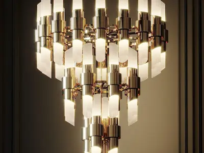 Tychho Chandelier by LUXUU 3D model