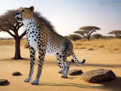 Cheetah Rigged 