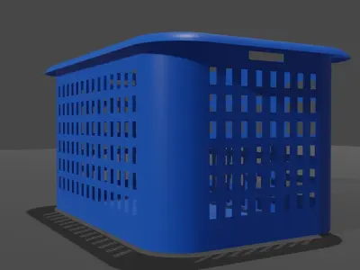 Basket Free low-poly 3D model