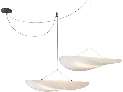 Tyvek Pendant Lamp 3D model