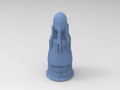 Arabian Sea Tower Top 3D model