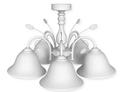 Ceiling chandelier 69007 - 5W 3D model