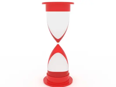 Hourglass Free low-poly 3D model
