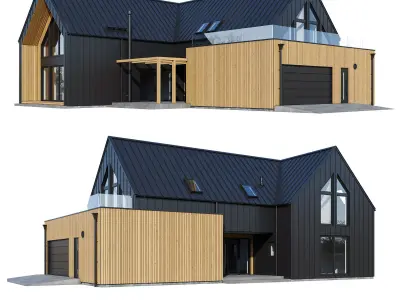 Modern house Jub 3D model