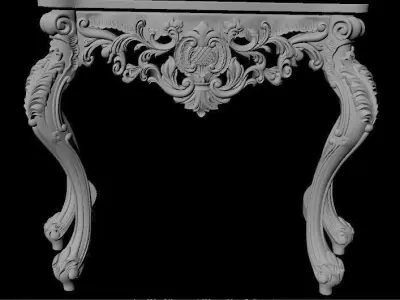  TOILET TABLE 3D model