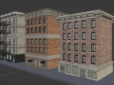 Apartments New York 3D model