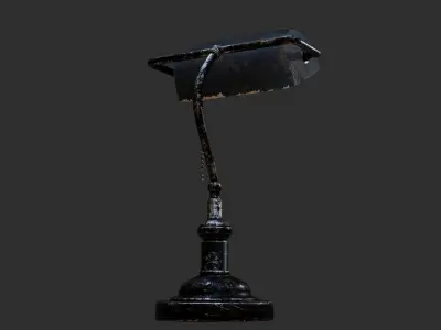 light fixture Lamp Vintage Low-poly 3D model