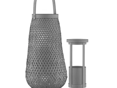 KIRANA LANTERN BRONZE 3D model