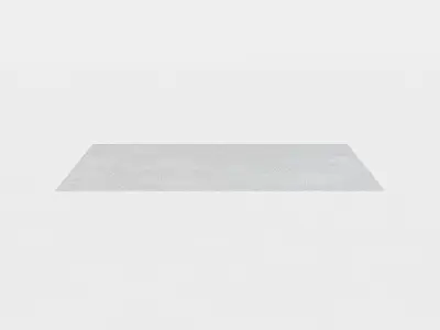 Ground square tile Low-poly 3D model