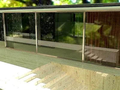 Pabellon de Barcelona 3D model