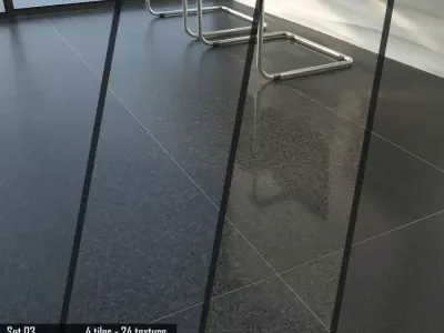 TUREX INTERNATIONAL Granite Tiles Set 03 3D model