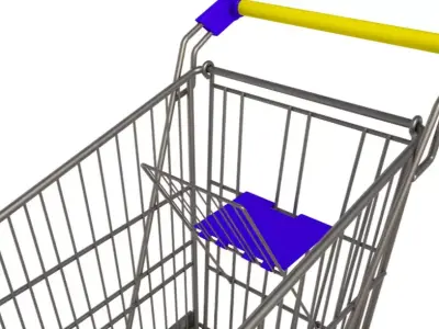 Shopping Cart 3D model