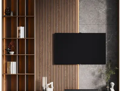 Tv Wall 73 3D model