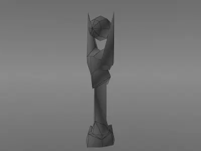 Eye Tower Low-poly 3D model
