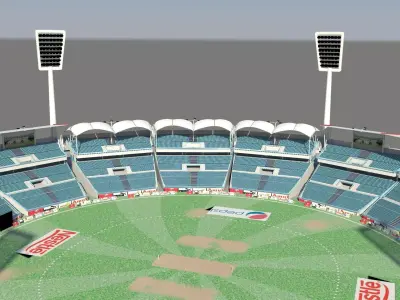 Cricket Stadium 3D model