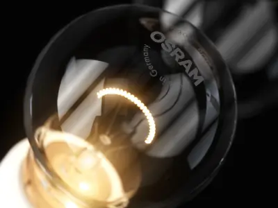 Incandescent light bulb E14 E27 3D model