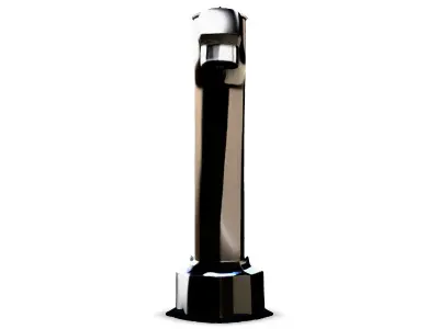 Realistic Modern Chrome Faucet 3D Model Low-poly 3D model