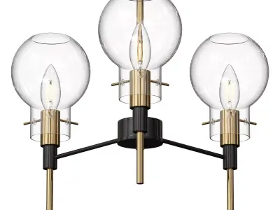 Satilla 3 Chandelier 3D model