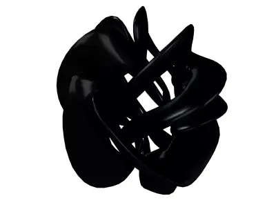 Abstract Shape v36 003 Low-poly 3D model