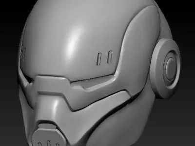 Asajj Ventress Helmet Bundle Set 3D print STL 3D print model