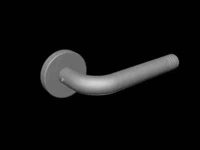 Door Handle Free 3D model 2