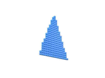 Arrow Cube Style v1 006 Low-poly 3D model