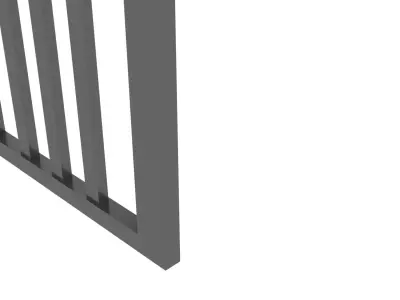 Bench 3D model 10