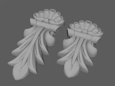 pilaster 2 sizes 3D model