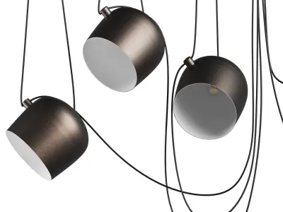 727253 Omega Lightstar chandelier hanging 3D model