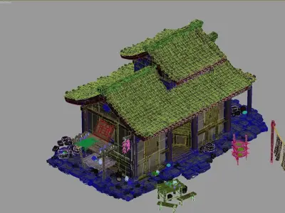 house old house 3D model purchase