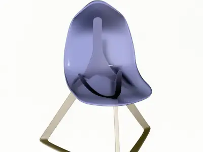Opaque Lounge Chair 3D model