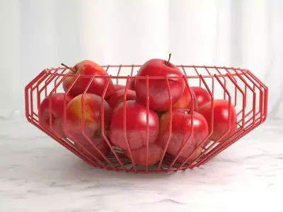 Cape Wire Bowls 3D model