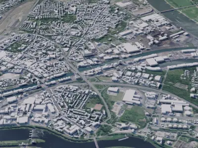 Duisburg - Germany 3D model
