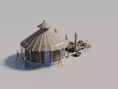 Nordic House 1 3D model