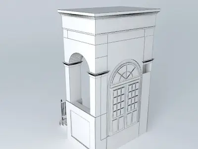 Arched Entry Free 3D model