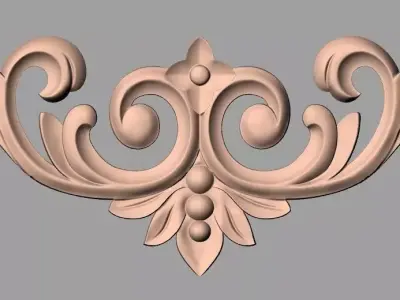 CNC 3D relief design STL format file used for artcam aspire E717 3D model