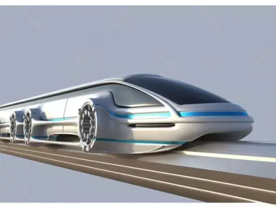 Concept Train 3D model