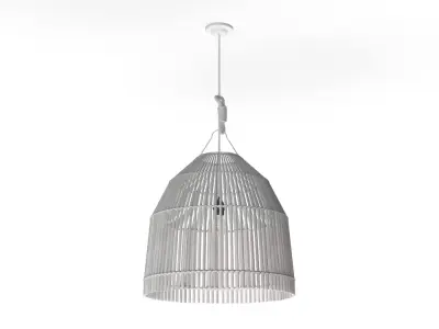 PENDANT LAMP WHITE 3D model