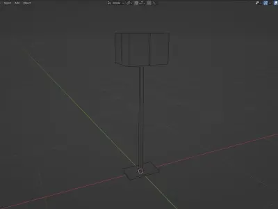 Modern Floor Lamp 3D Model 3D model