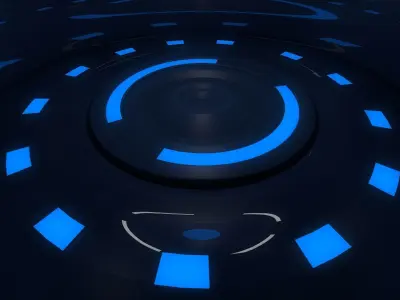 Sci Fi Room 3D model