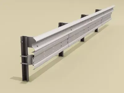 Guardrail bikers-saver 3D model
