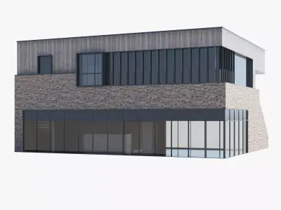 Restaurant Building 3D model