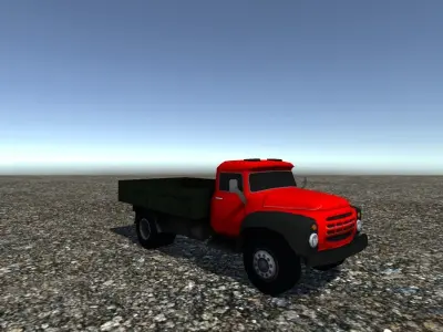 IndustrySmallTruck dump truck for gta san andreas Low-poly 3D model