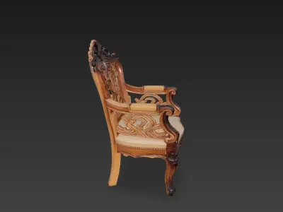 nostalgic chair 3D model