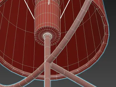 SOLEIL wall sconce with shade 3D model