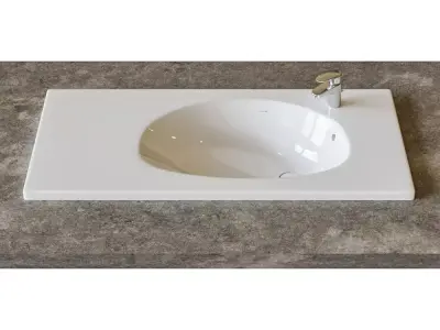 Roca Etna sink 80x38 5 cm invoice 32700A000 3D model