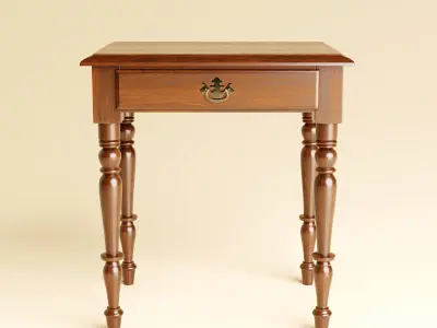 Antique Side Table 3D model